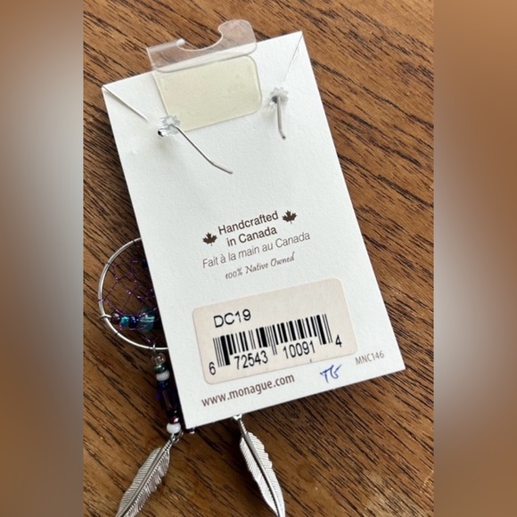 Dreamcatcher Earrings - Picture 2 of 2